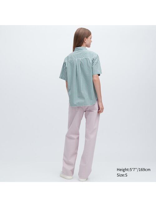UNIQLO Cotton Checked Short-Sleeve Shirt