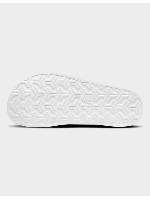 The North Face Base Camp sliders in white/blue