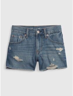 Kids Low Stride Denim Shorts with Washwell