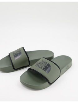 Base Camp sliders in green