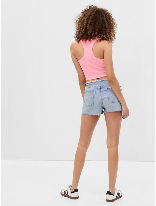 PROJECT GAP 2" Sky High Rise Denim Festival Shorts with Washwell