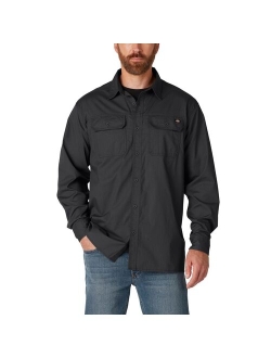 FLEX Relaxed-Fit Ripstop Flannel Button-Down Shirt