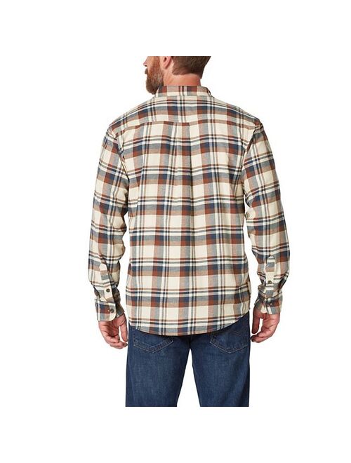 Men's Dickies FLEX Relaxed-Fit Ripstop Flannel Button-Down Shirt