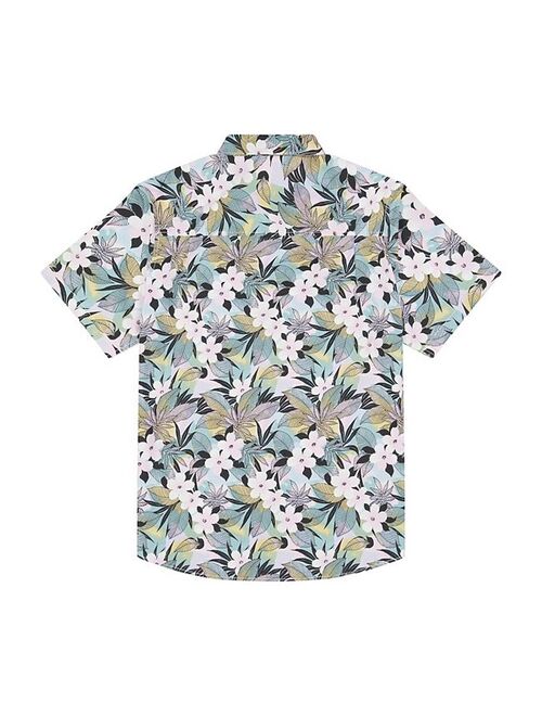 Men's Hurley Floral Stretch Poplin Button-Down Shirt