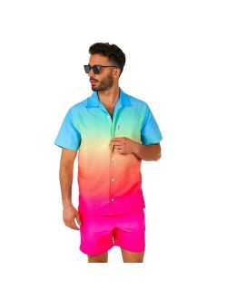 Modern-Fit Summer Shirt & Shorts Set