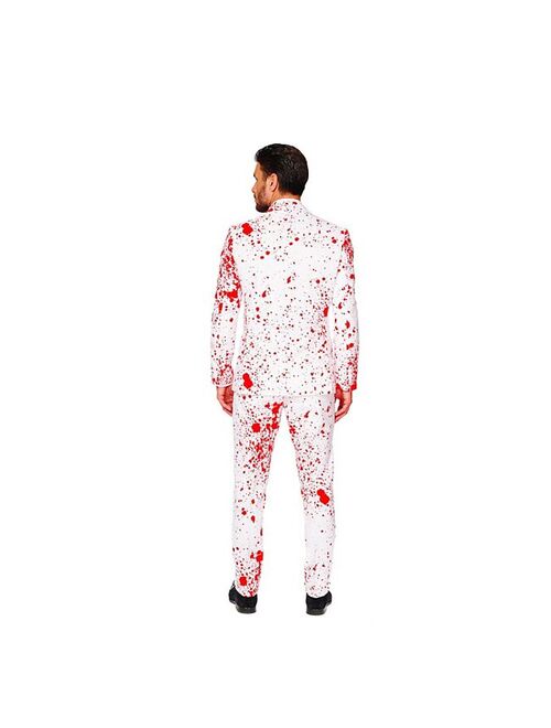Men's OppoSuits Zombiac Modern-Fit Halloween Costume Zombie Novelty Suit & Tie Set