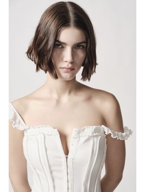 Urban Outfitters UO Hollie Seamed Strapless Corset Top