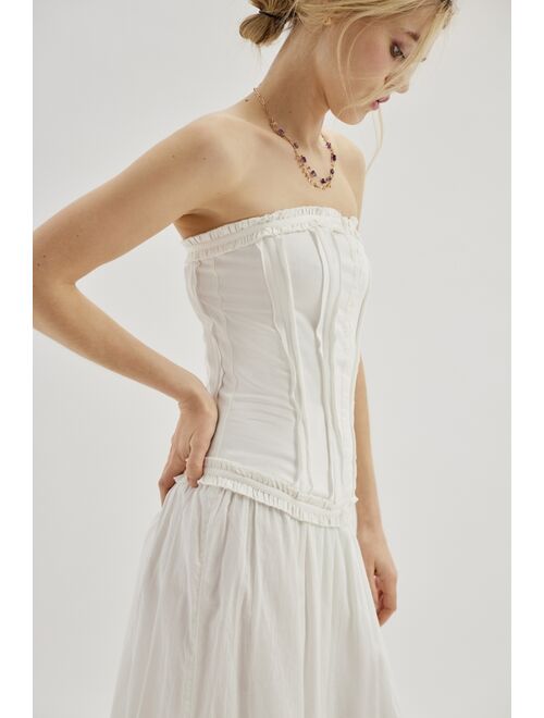 Urban Outfitters UO Hollie Seamed Strapless Corset Top