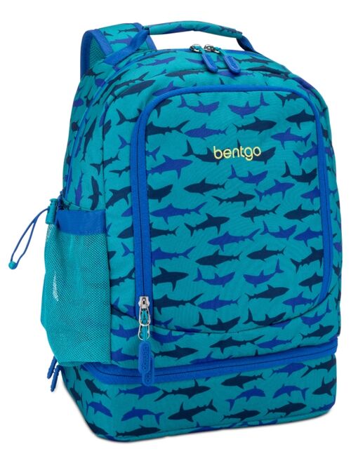 BENTGO 2-in-1 Backpack & Insulated Lunch Bag - Shark