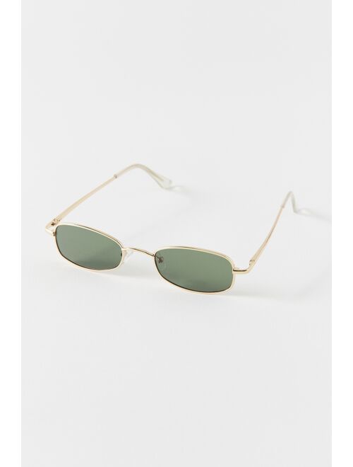 Urban Outfitters River 90s Slim Rectangle Sunglasses