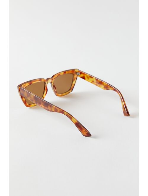 Urban Outfitters Muir Plastic Rectangle Sunglasses