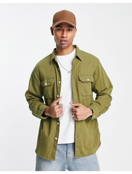 Levi's Jackson worker shirt in khaki