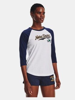 Women's UA Performance Cotton Collegiate Baseball T-Shirt