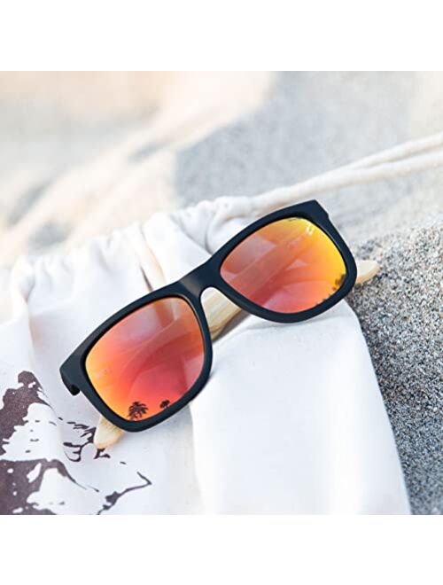 Panama Jack Premium Polarized Classic Matte Surf Sunglasses