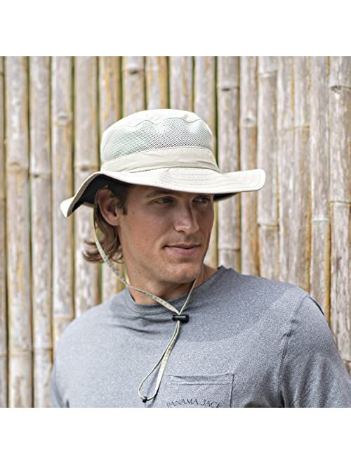 Panama Jack Castaway Boonie Hat, Lightweight, Packable, UPF (SPF) 50+ UV Protection