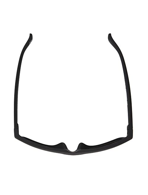 Panama Jack Women's Polarized Purple-Red Mirror Wrap Sunglasses, Black, 62