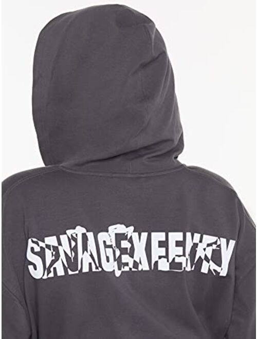 Savage X Fenty, Women's, Forever Savage Showgirl Short Robe