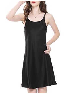 Real Silk Nightgowns for Women Nighties 100 Real 19 Momme Silk Short Nighty Sexy Chemise Ladies Lingerie Petite