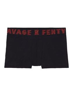 Savage X Fenty, Men's, Trunks, Cotton, Metallic logo waistband, Front contour pouch