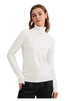 100% Pure Cashmere Sweater for Women Long Sleeve Crew Neck Pullover, Soft, Lightweight