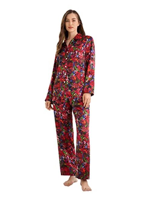 LilySilk X Mika Ninagawa Exclusive Silk Pajama Set Women Silk 2 Piece Pjs