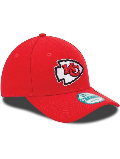 NEW ERA Youth Girls and Boys Red Kansas City Chiefs League 9Forty Adjustable Hat