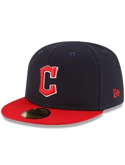 Infant Boys and Girls Navy and Red Cleveland Guardians My First 59FIFTY Fitted Hat