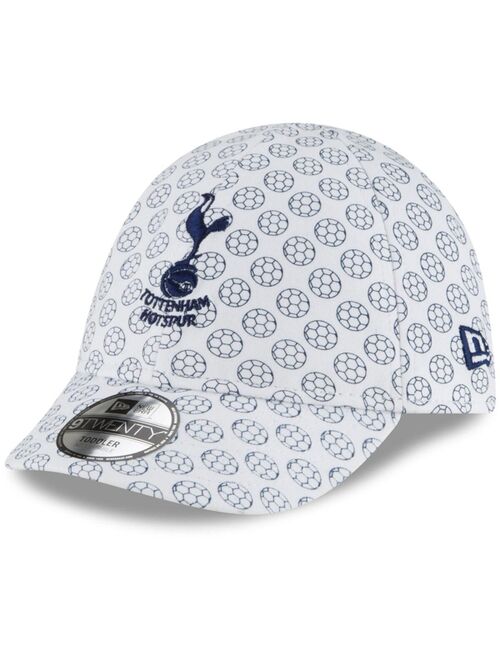 NEW ERA Newborn and Infant Boys and Girls White Tottenham Hotspur Soccer Ball 9TWENTY Flex Fit Hat