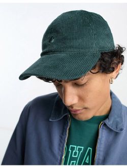 WIP harlem corduroy cap in forest green