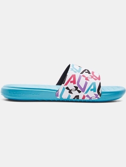 Girls' UA Ansa Graphic Slides