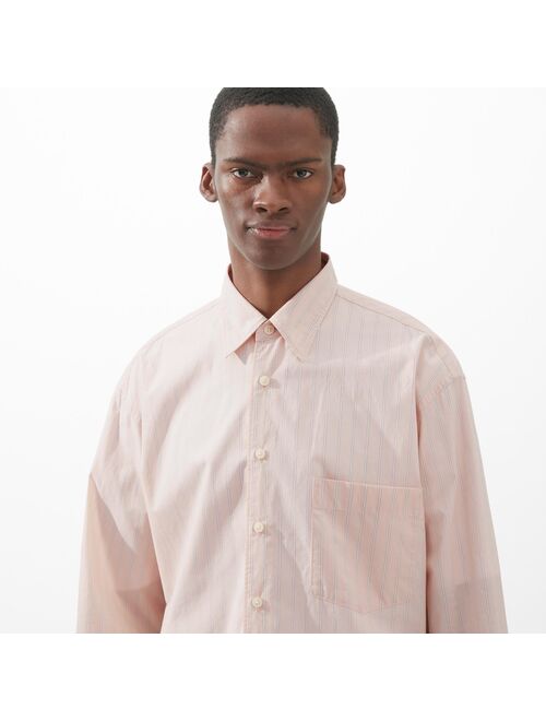 UNIQLO U Oversized Striped Long-Sleeve Shirt