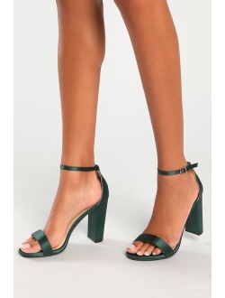 Taylor Rhinestone Light Nude Suede Ankle Strap Heels