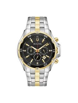 Men's Two-Tone Stainless Steel Chronograph Watch - 98B376