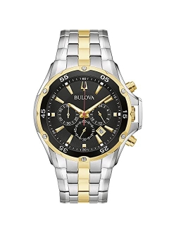 Men's Two-Tone Stainless Steel Chronograph Watch - 98B376