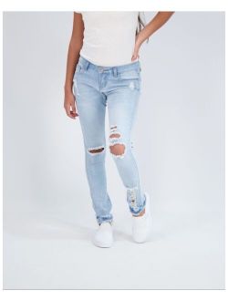 GOGO JEANS Big Girls Destructed Skinny Jeans