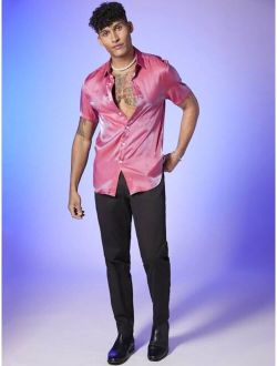 Men Single Breasted Shirt