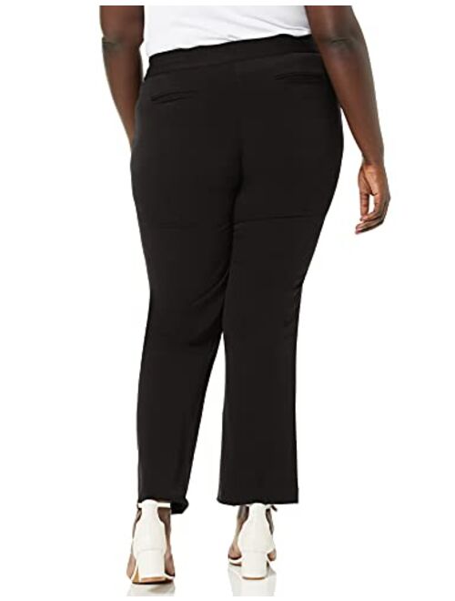 Rafaella Women's Plus Size Curvy Gabardine Slim Leg Dress Pant (Size 16-22)