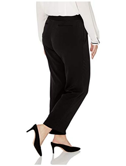 Rafaella Women's Plus Size Curvy Gabardine Slim Leg Dress Pant (Size 16-22)
