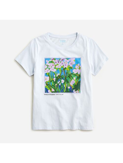 Limited-edition Nicole Wittenberg X J.Crew sweet William graphic T-shirt