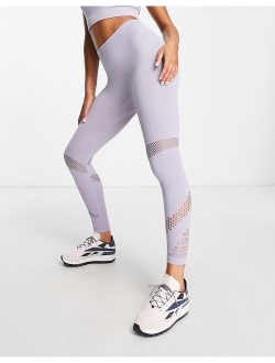 HIIT legging with mesh in heather