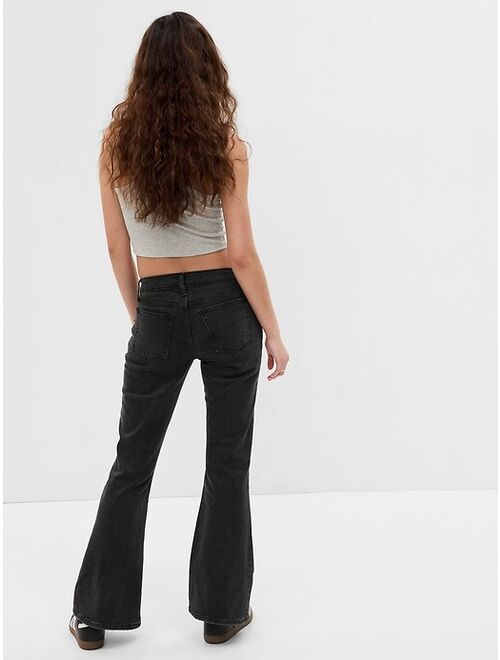 PROJECT GAP Low Rise Y2K Flare Jeans with Washwell