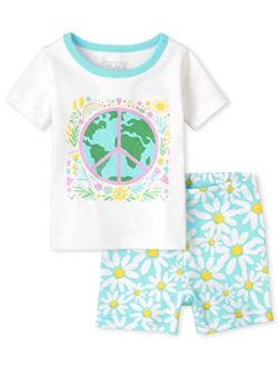 Girls' Kids-PJ Tank Top and Shorts Pajama Set