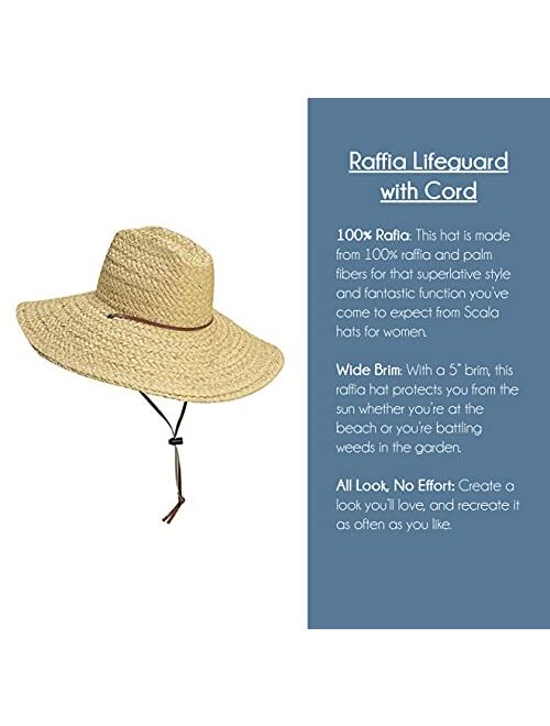 Scala Men's Raffia Lifeguard with Cord