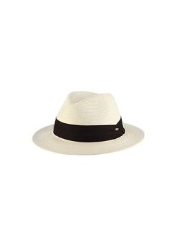 Men's Paper Braid Safari Hat with Black Band