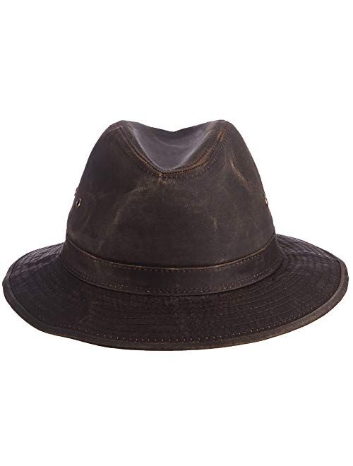 Scala Men's Weathered Cotton Safari Hat