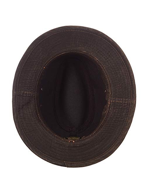 Scala Men's Weathered Cotton Safari Hat