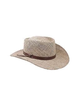 Gambler Straw Cowboy Wheat Hat