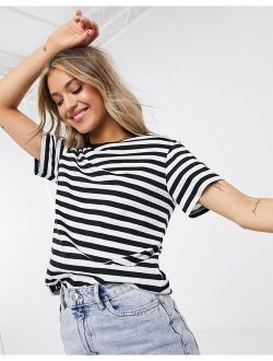 ultimate t-shirt in black and white stripe