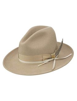 McCrea Fedora Hat Mushroom Western Hat Wool Felt