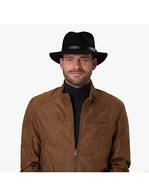 Stetson Dalloware Traveller Fur Felt Hat Women/Men - Made in The EU